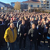 Radnici RiTE Ugljevik izašli na proteste, traže smjenu resornog ministra Petra Đokića