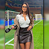Italijanska voditeljica "ukrala" show na Meazzi, došla na derbi kao profesorica i izazvala pometnju