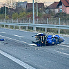 Motocikl se prevrnuo na brzoj cesti Blažuj - Ilidža, jedna osoba prevezena na ukazivanje ljekarske pomoći