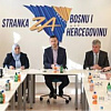 Sjednica Stranke za BiH: Kritika Trojke, HDZ-a i SNSD-a, zatražene hitne reforme