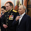 "Ovo je sveta misija": Putin se u crkvi pojavio u neobičnom društvu i snažnom porukom vojnicima