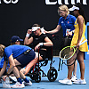 Crnogorka u kolicima napustila teren na Australian Openu, nije više mogla stajati na nogama