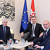 Čović i Plenković se sastali u Zagrebu, razgovarali o Južnoj interkonekciji