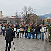 Više desetina Zeničana se okupilo i pružilo podršku građanima Sarajeva