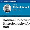 Kolumna za Times of Israel: Britanski historičar raskrinkao Dodikove manipulacije o Bošnjacima i Holokaustu