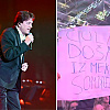 Transparent na koncertu Zdravka Čolića privukao pažnju: "Čola, došao sam iz Meksika, sombrero for you"
