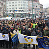 Plate su ispod minimuma, zakon na čekanju: Zaposleni u državnim institucijama izašli na proteste u Sarajevu