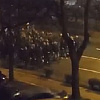 Sarajevo gori: Manijaci s Grbavice u korteu krenuli ka Vječnoj vatri