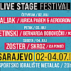 Tony Cetinski, Zoster i Parni valjak predvode Live Stage Festival u Sarajevu: Počinje 2. jula