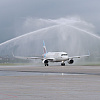 Započeli letovi na direktnoj avioliniji između Sarajeva i Berlina: Avion Eurowingsa dočekan uz "vodeni top"