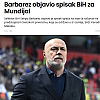 Kako su srbijanski i hrvatski mediji ispratili spisak BiH za Mundijal: "Bravo Barbarez, nema skrivanja, to je to"