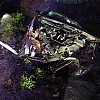 Smrskano vozilo kod Banje Luke: Vozač povrijeđen, vatrogasci ga morali izvlačiti iz automobila