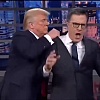 Trump objavio AI snimak na kojem baca voditelja Stephena Colberta u kontejner: "Konačno je gotov"