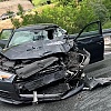 Teška saobraćajna nesreća kod Konjica, dijelovi automobila potpuno smrskani