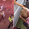 Arsenalov kapiten Martin Ødegaard pogodio policajca loptom u glavu pa se sakrio