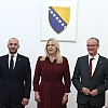 Ministri iz Francuske i Njemačke stigli u BiH, dočekali ih članovi Predsjedništva