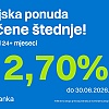 Akcijska ponuda BBI štednje do 30. juna: Osigurajte stopu 2,70%*