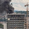 Sarajevo: Izbio požar na zgradi u izgradnji, u toku intervencija vatrogasaca