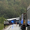 Saobraćajna nesreća kod Rogatice: Kamionska prikolica se prevrnula i popriječila put