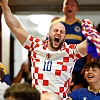 Navijač u dresu Hrvatske oduševljeno proslavio gol Jove Lukića protiv Kanade