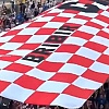 Hrvatski navijači u Dallasu raširili ogromnu zastavu, pogledajte nevjerovatne prizore