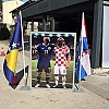 Simpatični prizor u Odžaku: Foto-kutak s Džekom i Modrićem kao simbol zajedništva među navijačima
