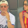 Brad Pitt i Ines de Ramon strastveno se ljubili na utakmici Svjetskog prvenstva u Los Angelesu