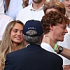 Laila Hasanović bodrila Janika Sinnera na Wimbledonu: Snimljena na tribinama s njegovom porodicom