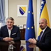 Komšić ugostio Ginkela u Predsjedništvu BiH, razgovarali o izboru visokog predstavnika