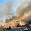 Veliki požar na obilaznici kod Bijeljine, cesta zatvorena za saobraćaj