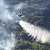 Obustavljen angažman helikoptera Oružanih snaga BiH na požarištu kod Jajca zbog minski sumnjivog područja