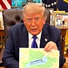 Trump nastavlja provocirati Kanađane: Na karti prekrižio "Jezero Ontario" i napisao "Jezero Amerika"